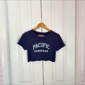 PacSun Pacific Sunwear crop tee